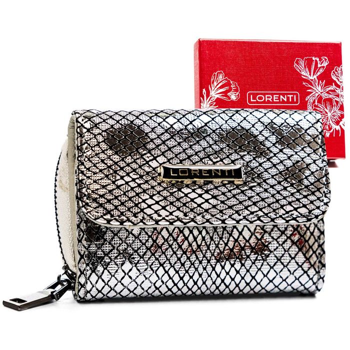 mały portfel damski ze skóry naturalnej - lorenti