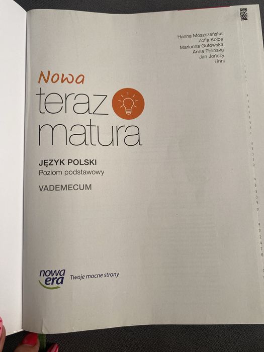 Nowa teraz matura Nowa Era j. polski  vademecum