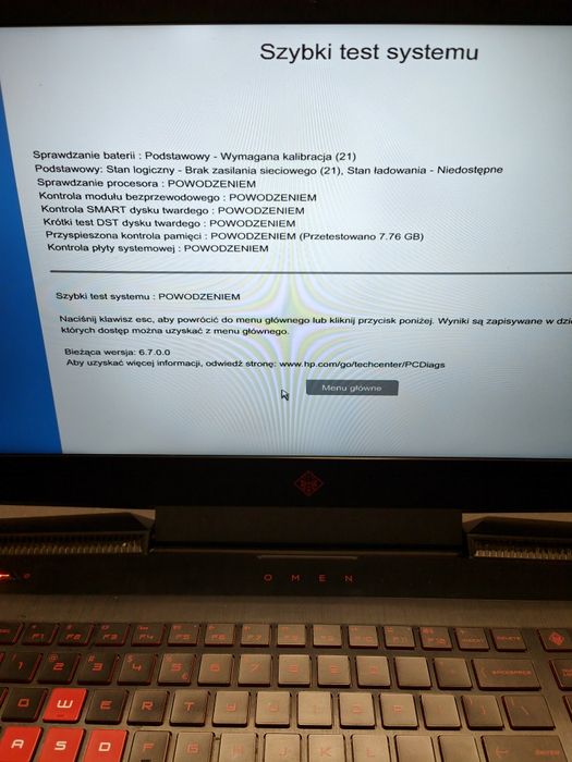 Laptop gamingowy HP omen