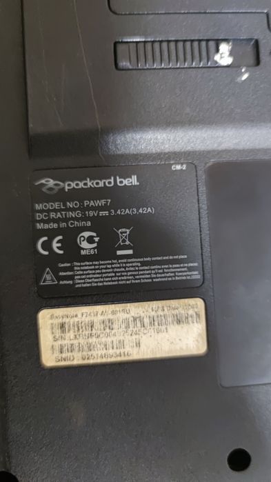 Ноутбук Packard Bell PAWF7 DDR 4Gb