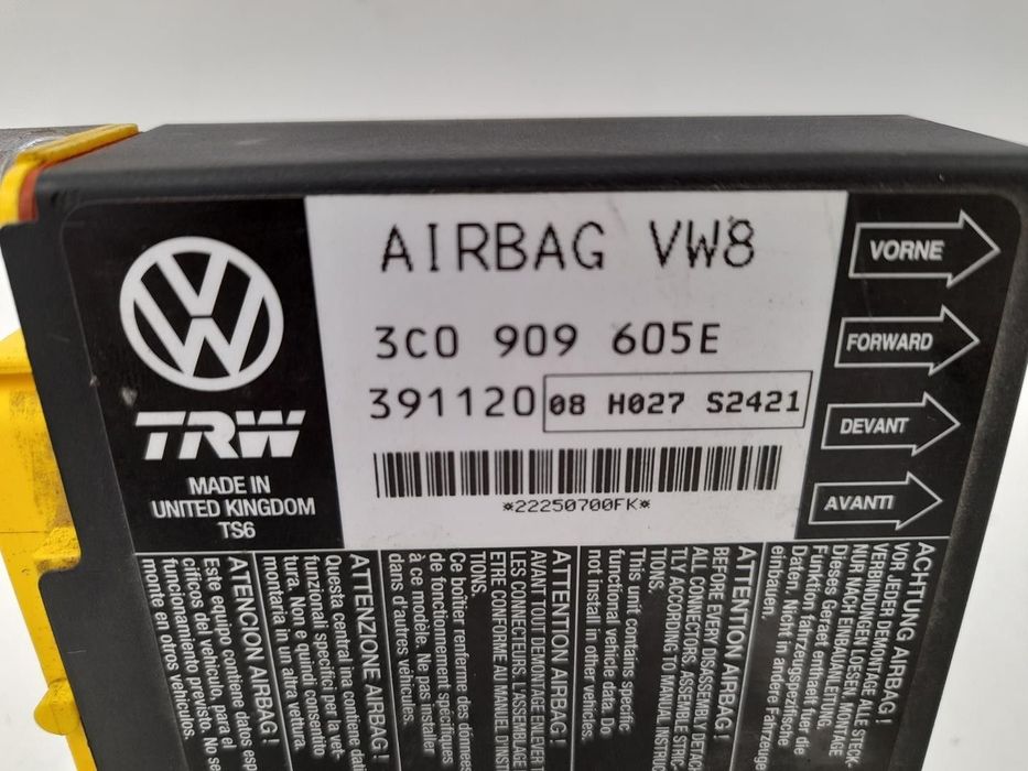 CENTRALINA AIRBAG SEAT LEON 2005 -3C0909605E