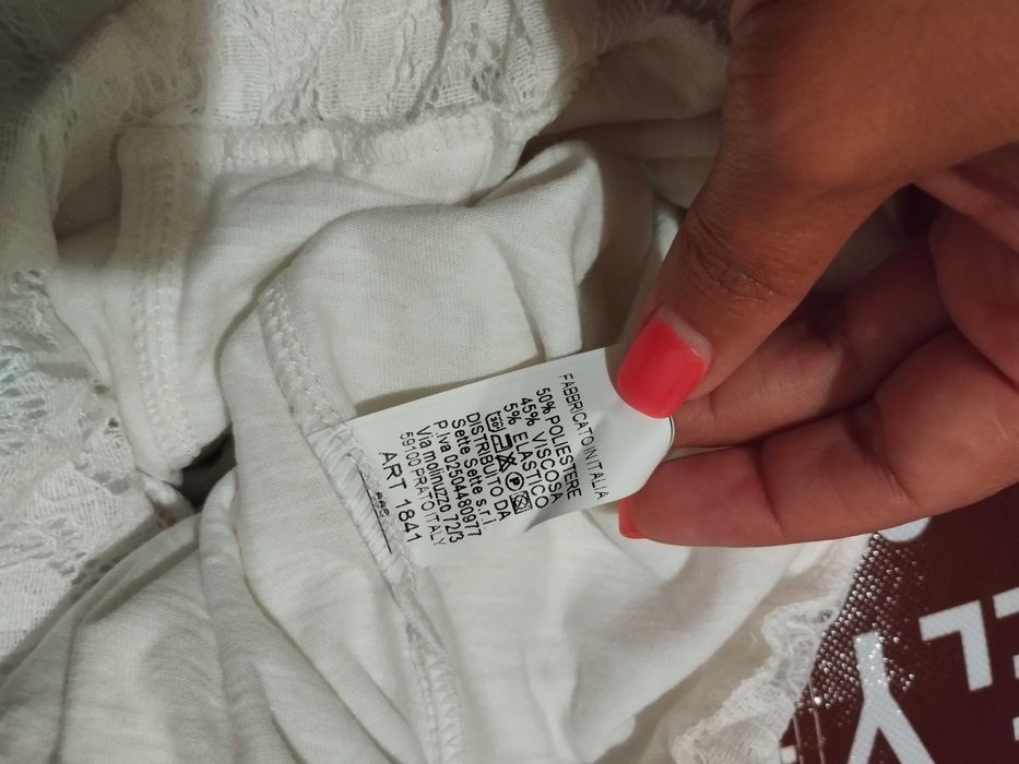 Conjunto pantalona+ camiseiro rendado novo