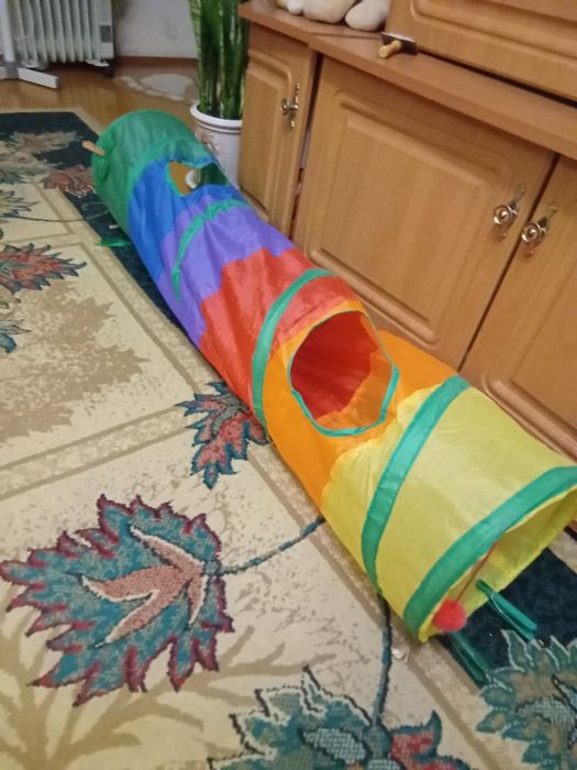 Тоннель для котиків та маленьких сабачок новый