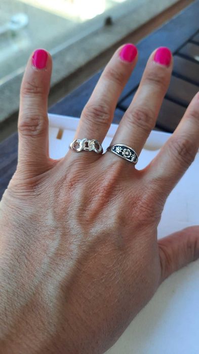 Anéis em prata - 4 modelos