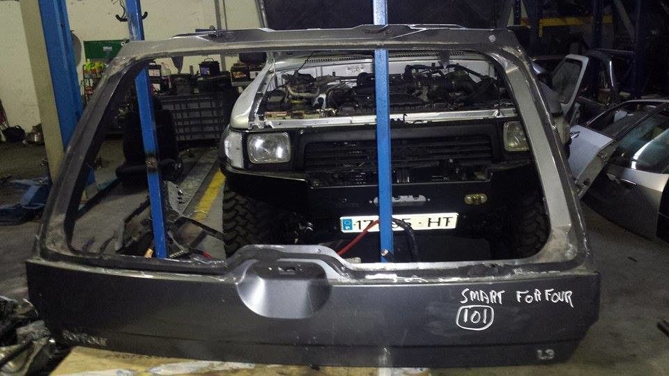 Porta / tampa da mala SMART ForFour (454)
