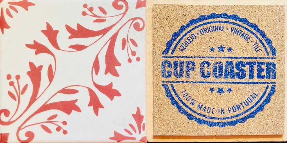Cup Coasters (Bases para copos) em Azulejaria Portuguesa