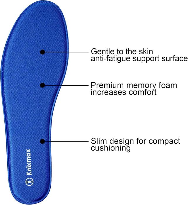 Knixmax Wkładki do butów z pianki memory xtreme comfort r. 43
