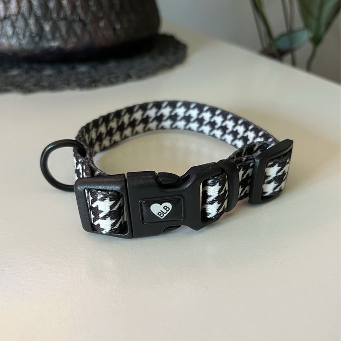 Obroża dla psa baylabel xs w kratkę