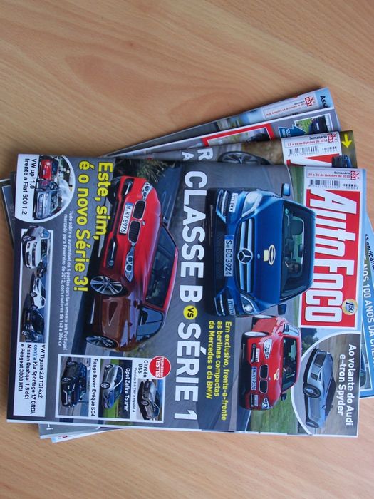Revistas Turbo e AutoFoco, vários anos