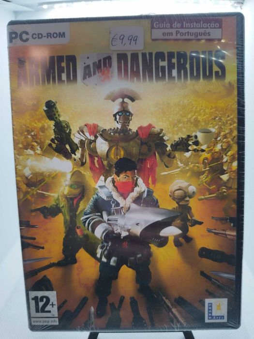 Armed and Dangerous PC CD-ROM Selado Novo Raro LucasArts