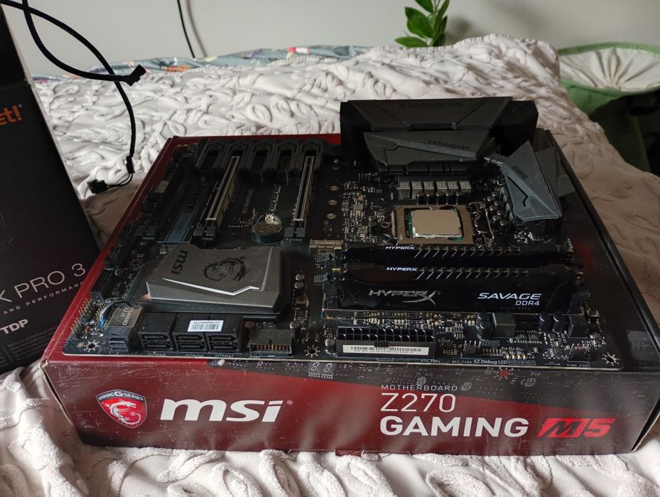 Płyta główna MSI Z270 Gaming M5 + procesor i7 7700k