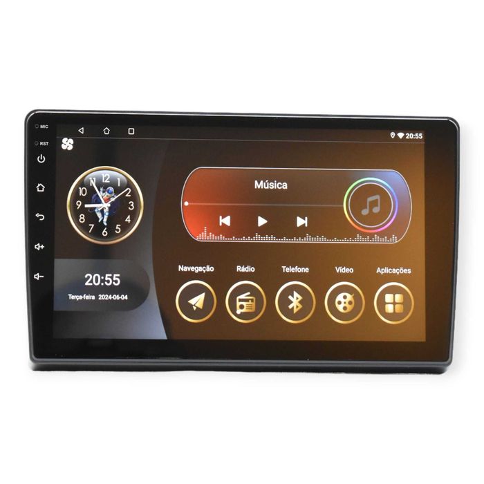 Rádio Android Fiat Ducato Auto WiFi GPS Carplay Mãos Livres Bleutooth