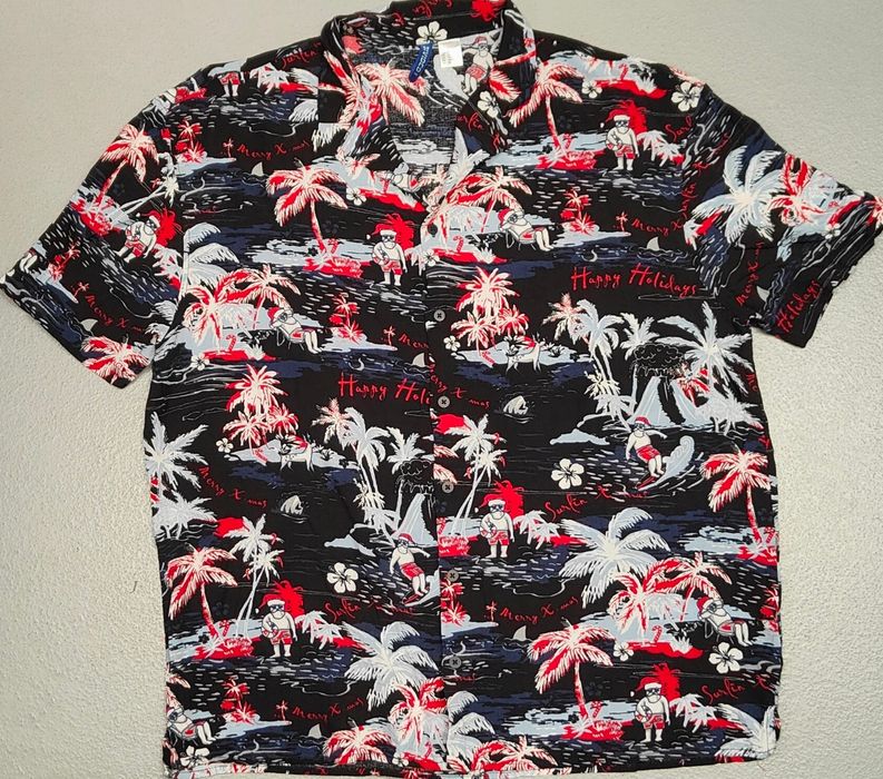 Wr) H&M oryginalna koszula krótki rękaw hawajka Roz.XL