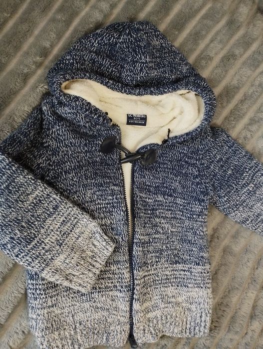 Тепла кофта з капюшоном, куртка-вітровка двостороння