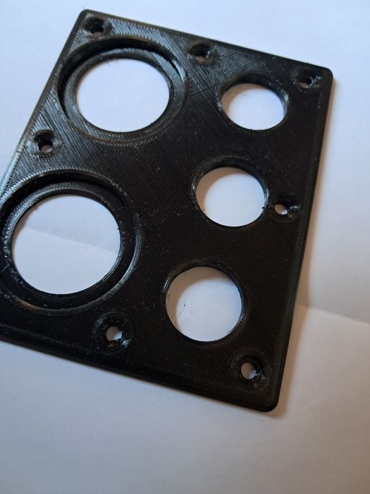Panel sterujący przyciski gniazda usb 12v kamper kemping
