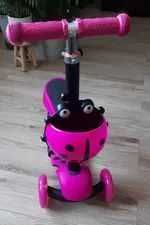 Hulajnoga trójkołowa Ricokids Buggy - różowa