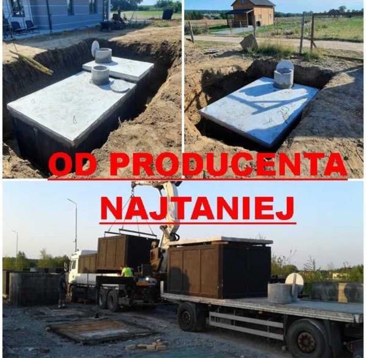 Kanał samochodowy 6metrów szambo betonowe 10m3 piwniczka Kanały 4metry