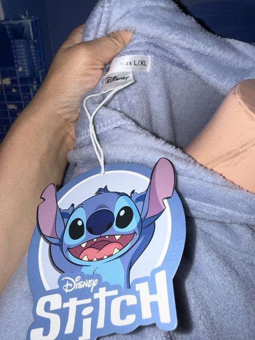 Флісова піжама onesie з капюшоном і 3D вушками Stitch