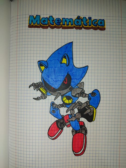 Desenhos em cadernos