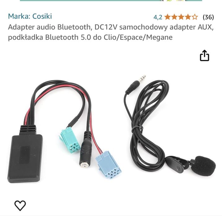 Adapter bluetooth Renault nowy