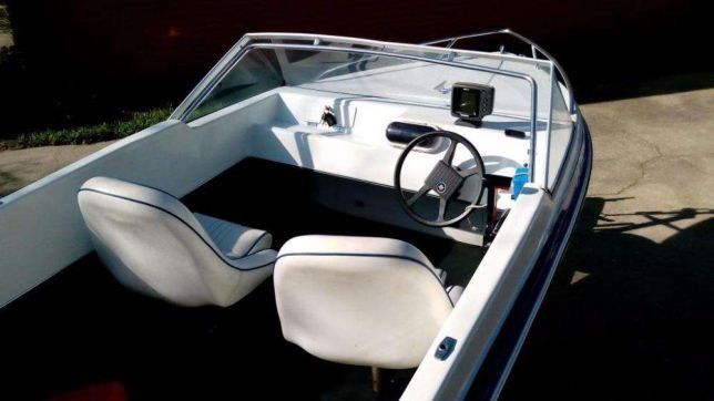 Barco Art Fibra 4.05 + Mercury 40 cv + atrelado + palamenta