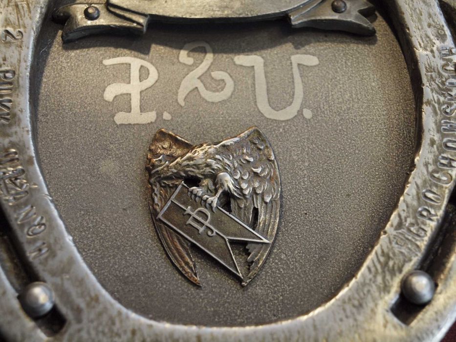 tarcza, ryngraf, plakieta 2 Pułk Ułanów Grochowskich do szabel