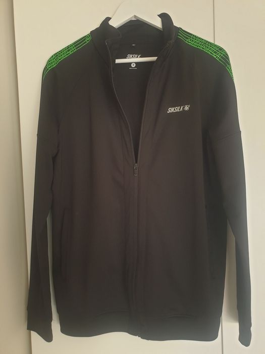 Czarna bluza na zamek męska Siksilk M sportowa