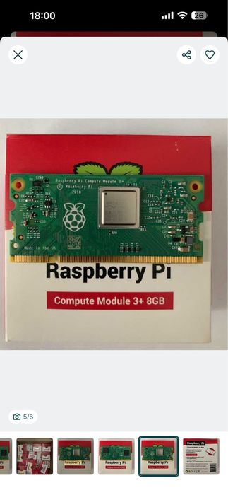 Raspberry Pi  Compute Module CM3+  8Gb мінікомпютер ( Arduino / Ardupilot/Pixhawk/Cube)