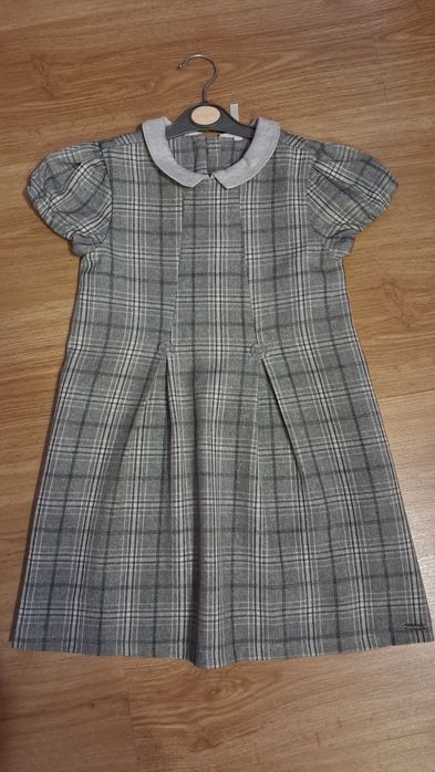Szara elegancka sukienka rozmiar 128