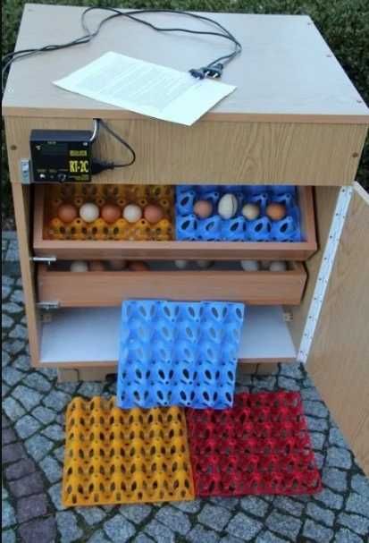 NOWY Inkubator 70-80 jaj wylegarka do kurzych SPRAWDZONA gesich