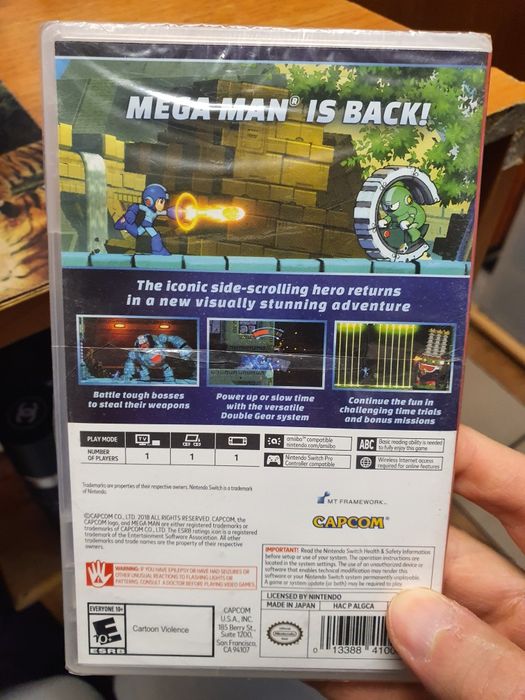 Gra mega man 11 nintendo switch