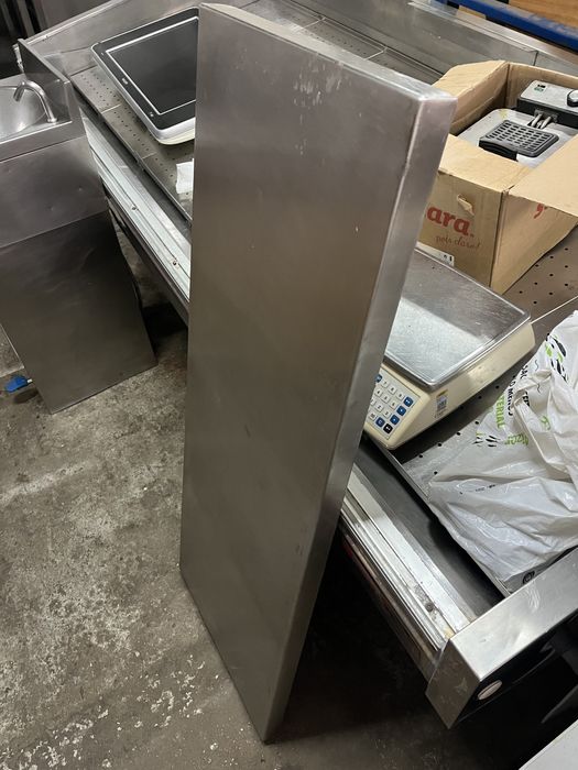 Prateleiras em inox conjunto de 3 unidades 1.25 x 46