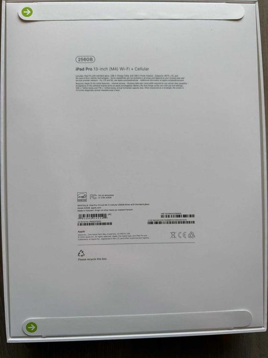 Tablet Apple iPad Pro 13" 7 gen. 256 GB 5G Srebrny