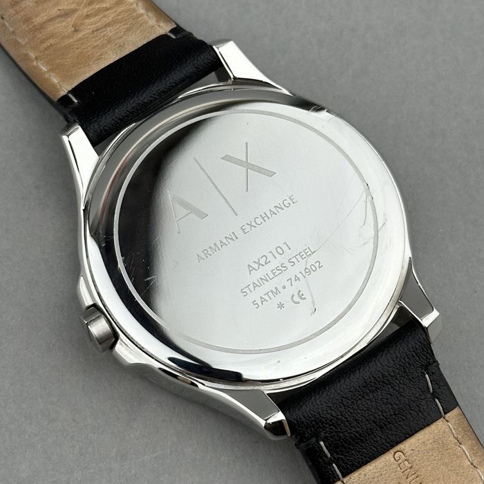 Zegarek vintage Armani Exchange – męski naręczny | czarna tarcza