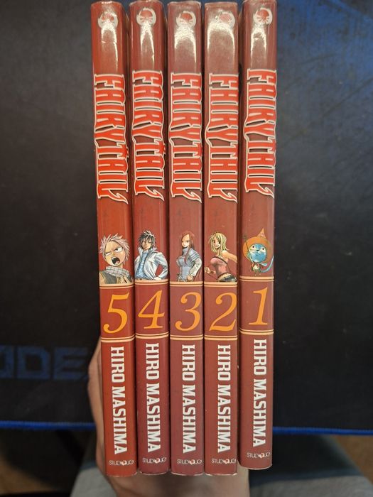 Fairy tail tomy 1-5 zestaw