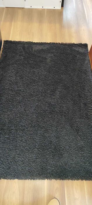 Carpete/ tapete  Preto Hampen 133x194cm IKEA