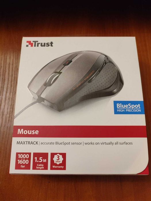 Мишка Trust MaxTrack Mouse BlueSpot (17178) USB.