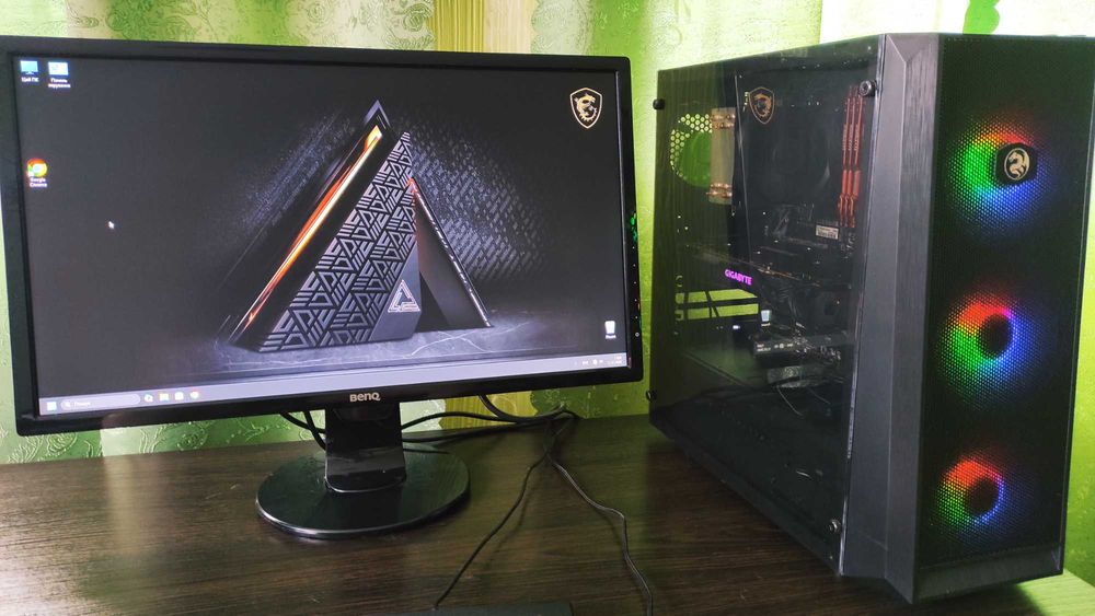 Потужний ігровий комп'ютер Ryzen 7/ DDR4 32 Гб/GTX1070/SSD m.2 256/HDD 1Tb