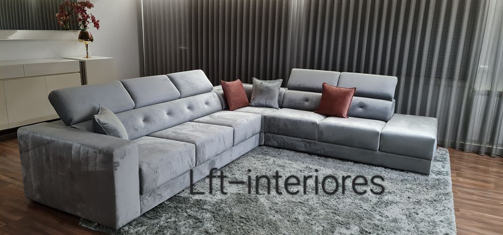 Sofá canto com chaise