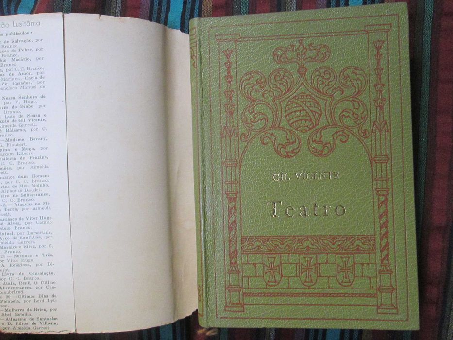 Teatro de Gil Vicente, vol. organizado por José Tavares - com 8 peças