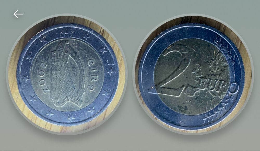 Moeda 2 Euros Irlanda 2002