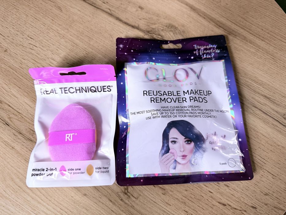 płatki Glov remover pads 5 sztuk Real rechniques miracle 2-in-1 powder puff
