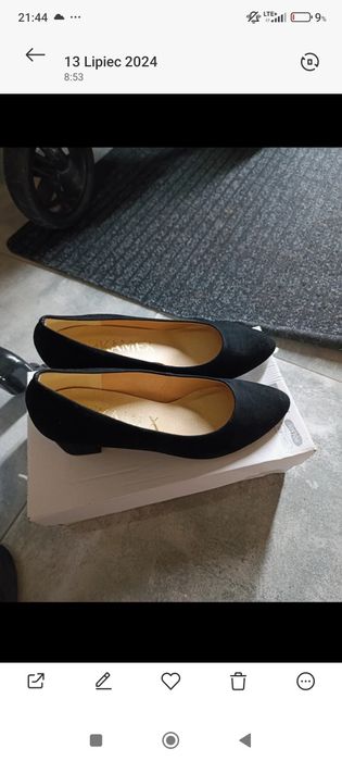 Buty na Niskim Obcasie Nowe 41