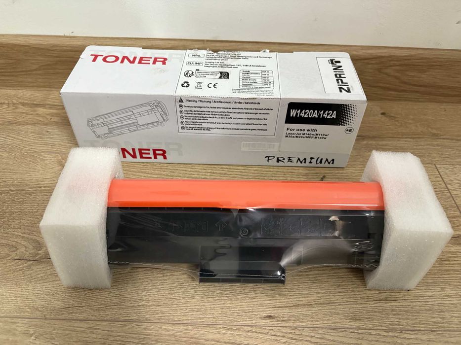 Тонер-картридж з чіпом, сумісний з HP 142A W1420A для HP Laserjet MFP M140w/ M110w / W1420X /M30a/ M29a/ MFP M140w (1 чорний)