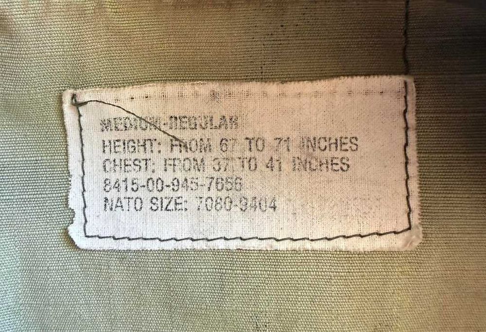 US Army RDF ERDL Medium Regular