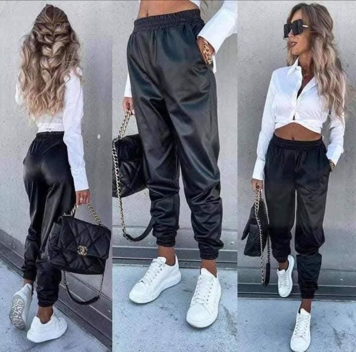 Calças de Senhora ecopele