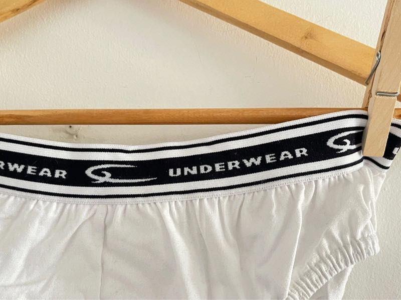 Cueca Algodão XL Branca Gonçalo-Cotton Underwear XL White Gonçalo