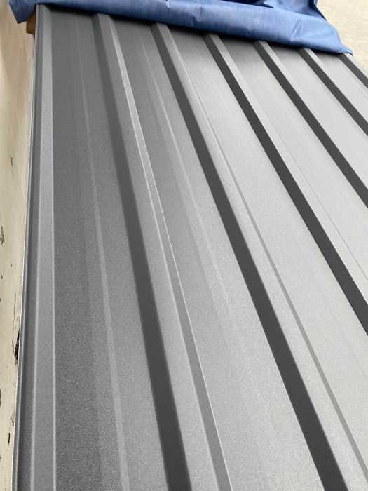 T18, Blacha trapezowa GRAFITOWA 7016 na wymiar. Dostawa na cały kraj!