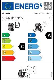 NOWE Opony letnie 195/65/15 ROADX PERFORMA DH51 91V.