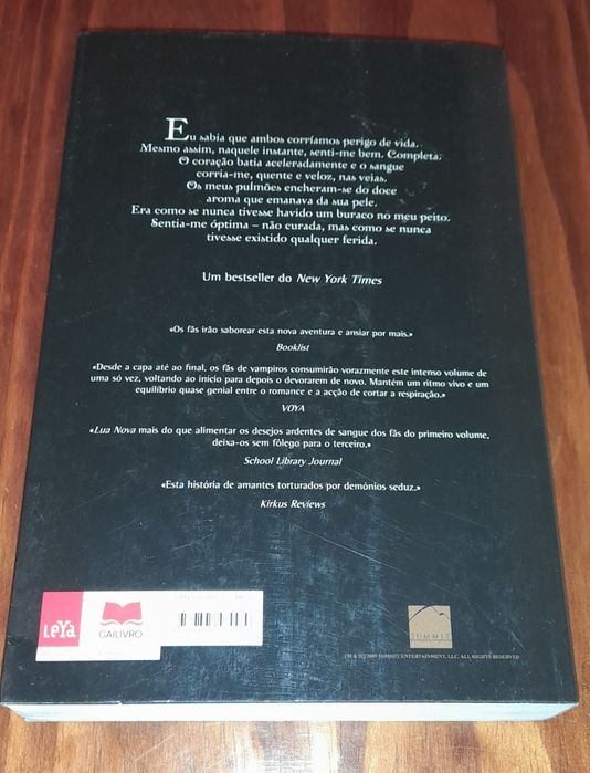 Eclipse lua nova Evasão livros